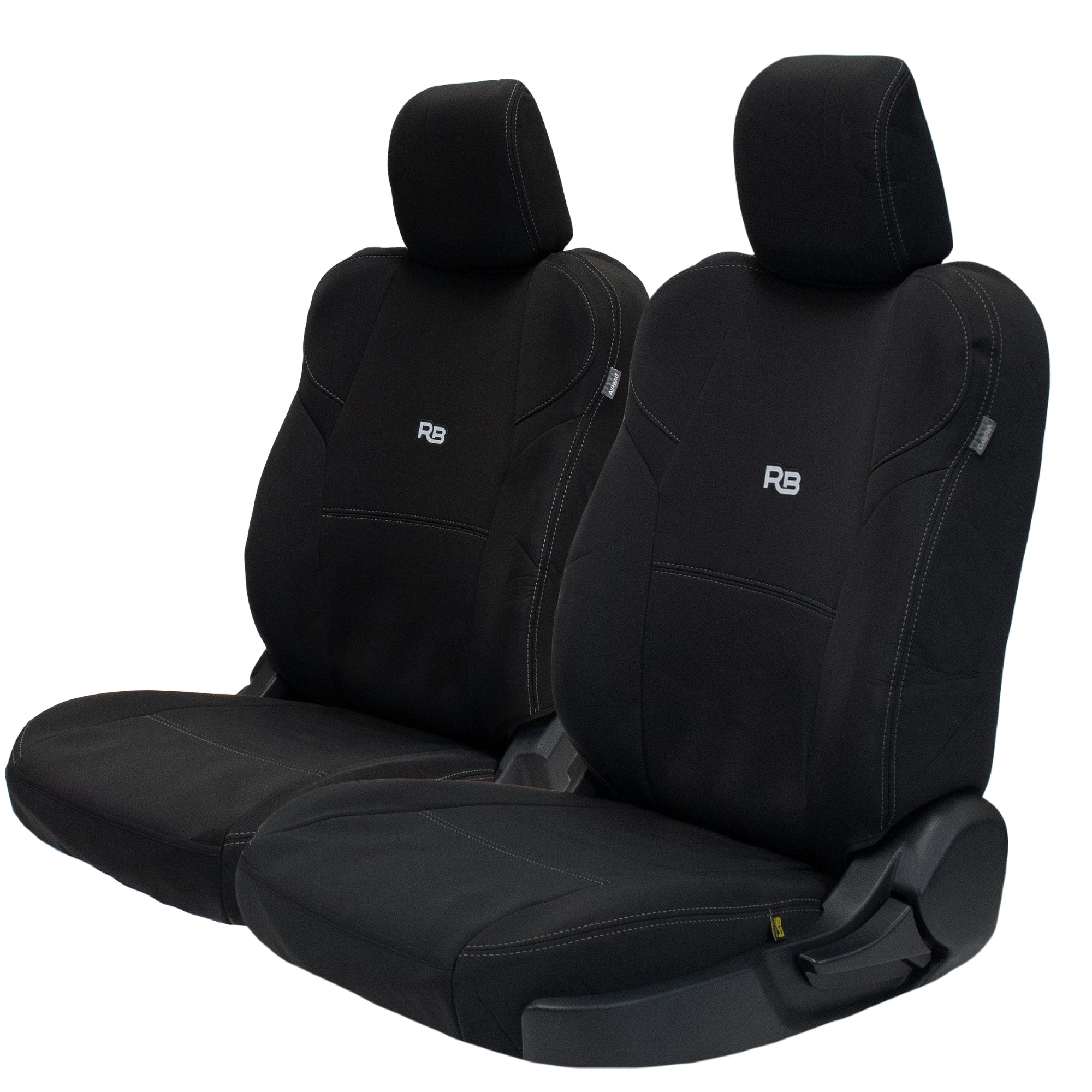 Razorback 4x4 GP4 Standard Neoprene 2x Front Seat Covers Suitable for a Isuzu D-MAX RG