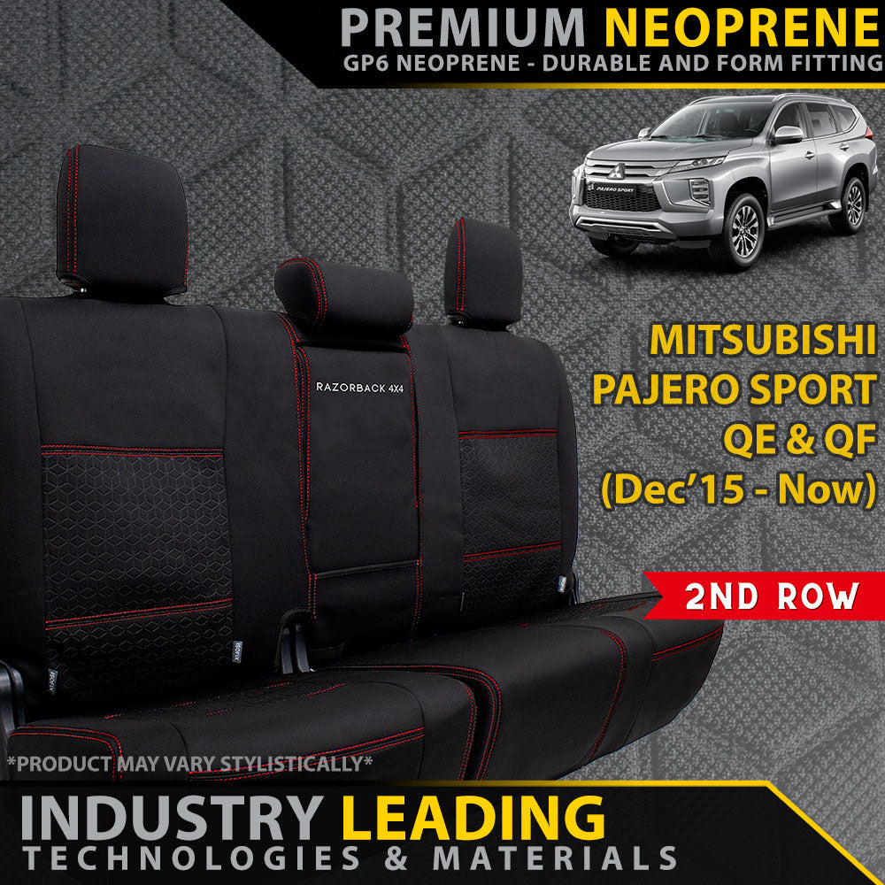 Mitsubishi Pajero Sport Premium Neoprene 2nd Row Seat Covers