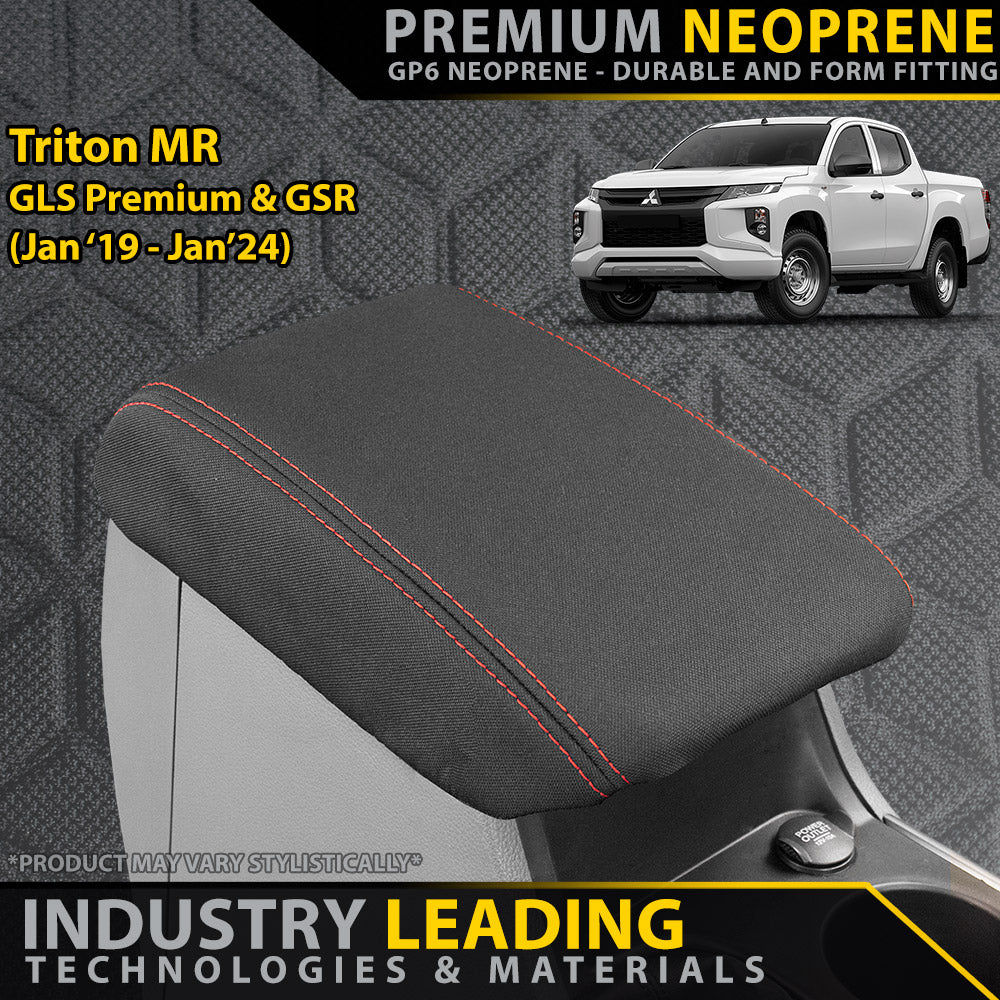 Mitsubishi Triton MR (Leather) Premium Neoprene Console Lid