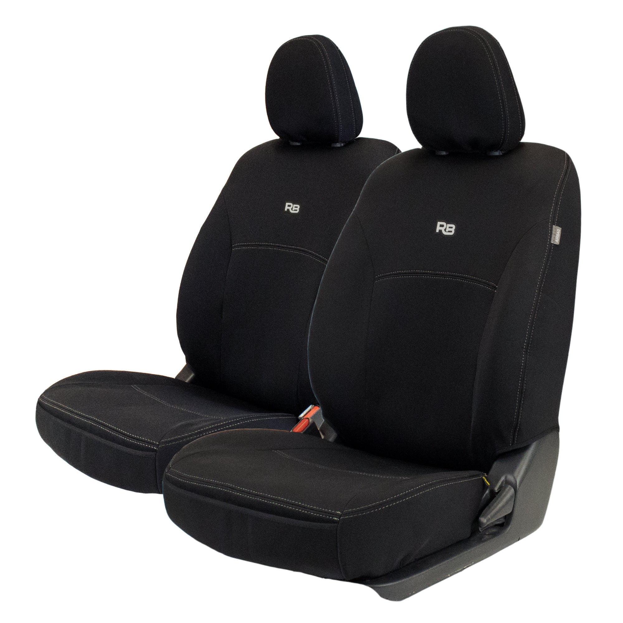 Razorback 4x4 GP4 Standard Neoprene 2x Front Seat Covers Suitable for a Mitsubishi Triton MQ (Exceed Only)