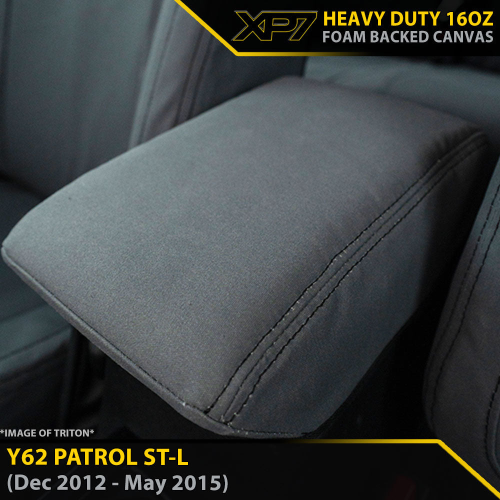 Nissan Y62 Patrol ST-L XP7 Heavy Duty Canvas Console Lid