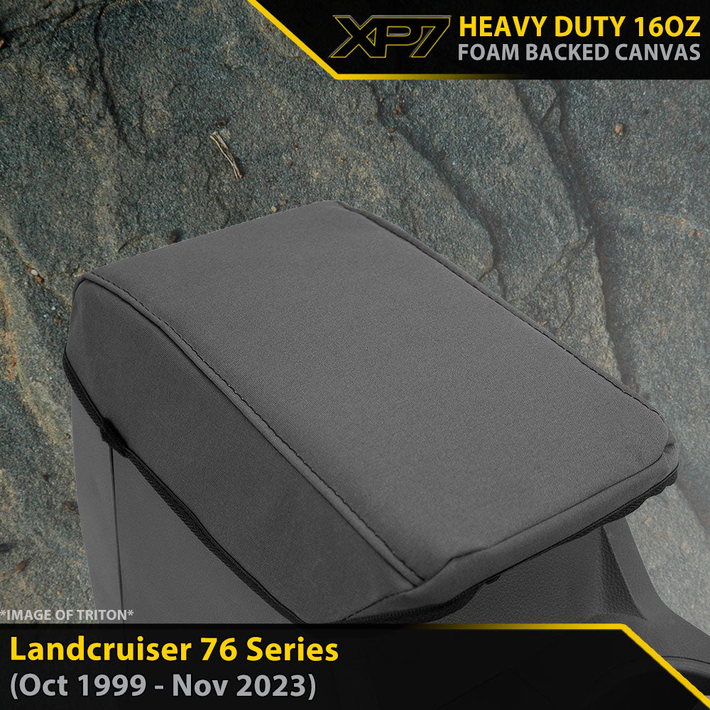 Razorback 4x4 XP7 Heavy Duty Canvas Console Lid Cover suitable for a Toyota Landcruiser 76 Series (In Stock)