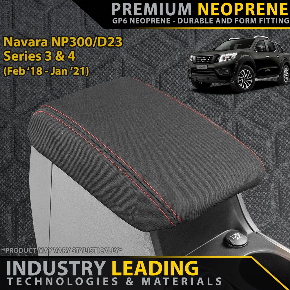 Nissan Navara NP300/D23 Series 3 & 4 Premium Neoprene Console Lid