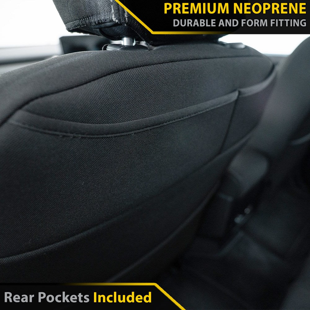 Mitsubishi New-Gen Triton GP6 Premium Neoprene 2x Front Row Seat Covers