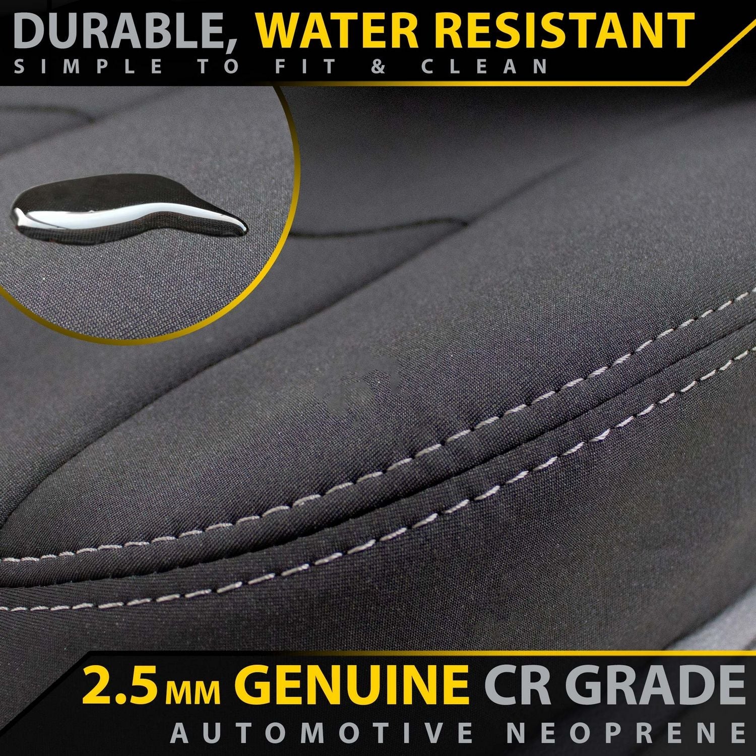 Razorback 4x4 GP4 Standard Neoprene Console Lid Cover suitable for a Toyota Prado 150