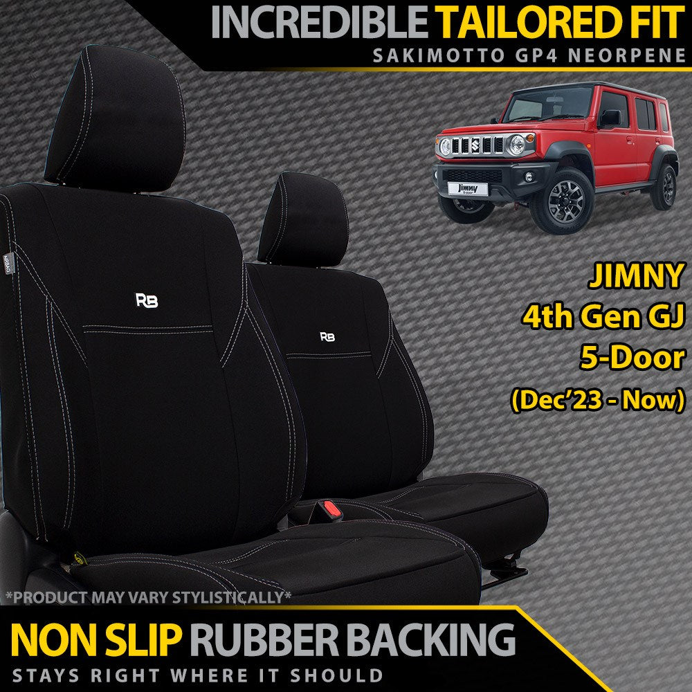 Suzuki Jimny 4th Gen GJ 5-Door GP4 Neoprene 2x Front Row Seat Covers