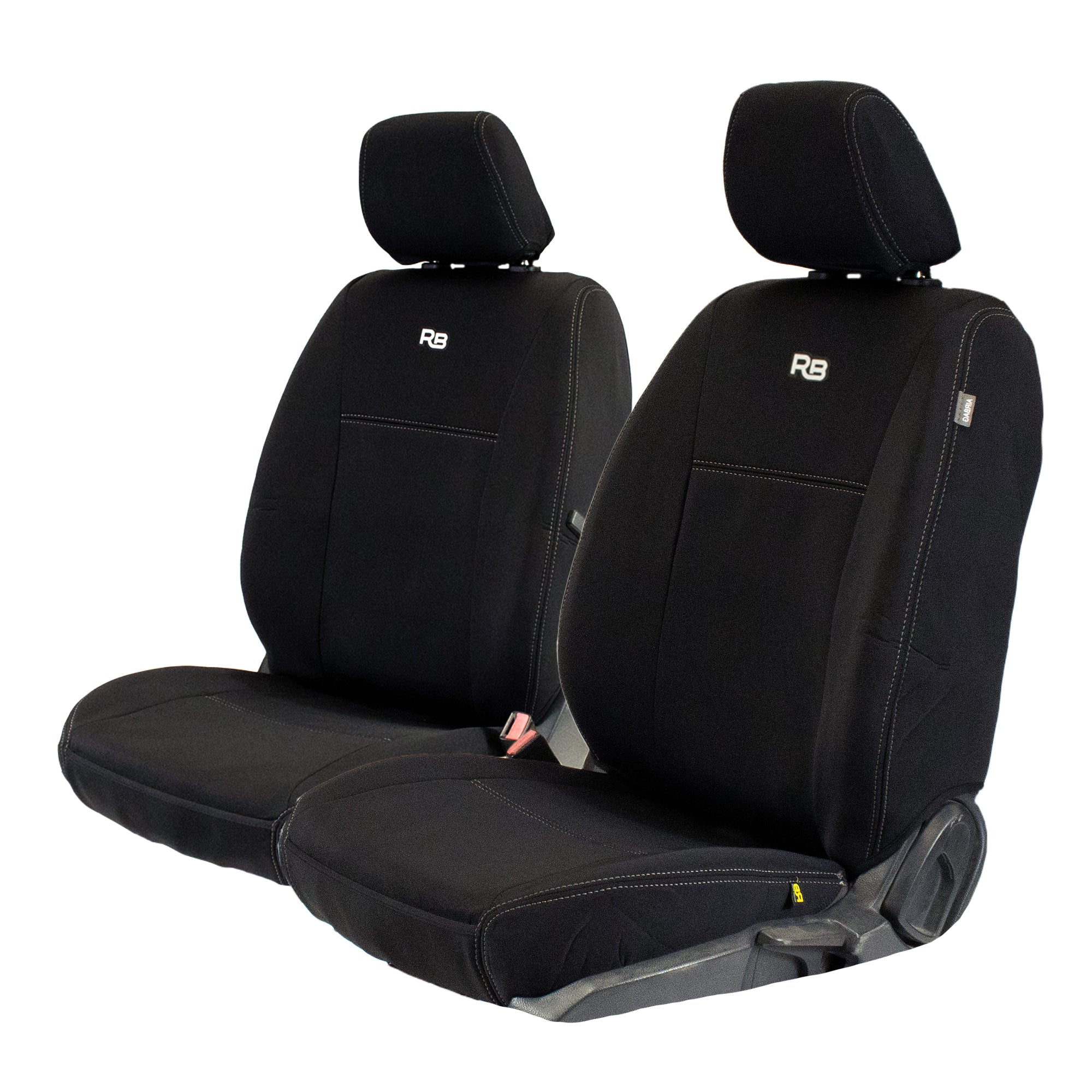 Razorback 4x4 GP4 Standard Neoprene 2x Front Seat Covers Suitable for a Ford Ranger PX II