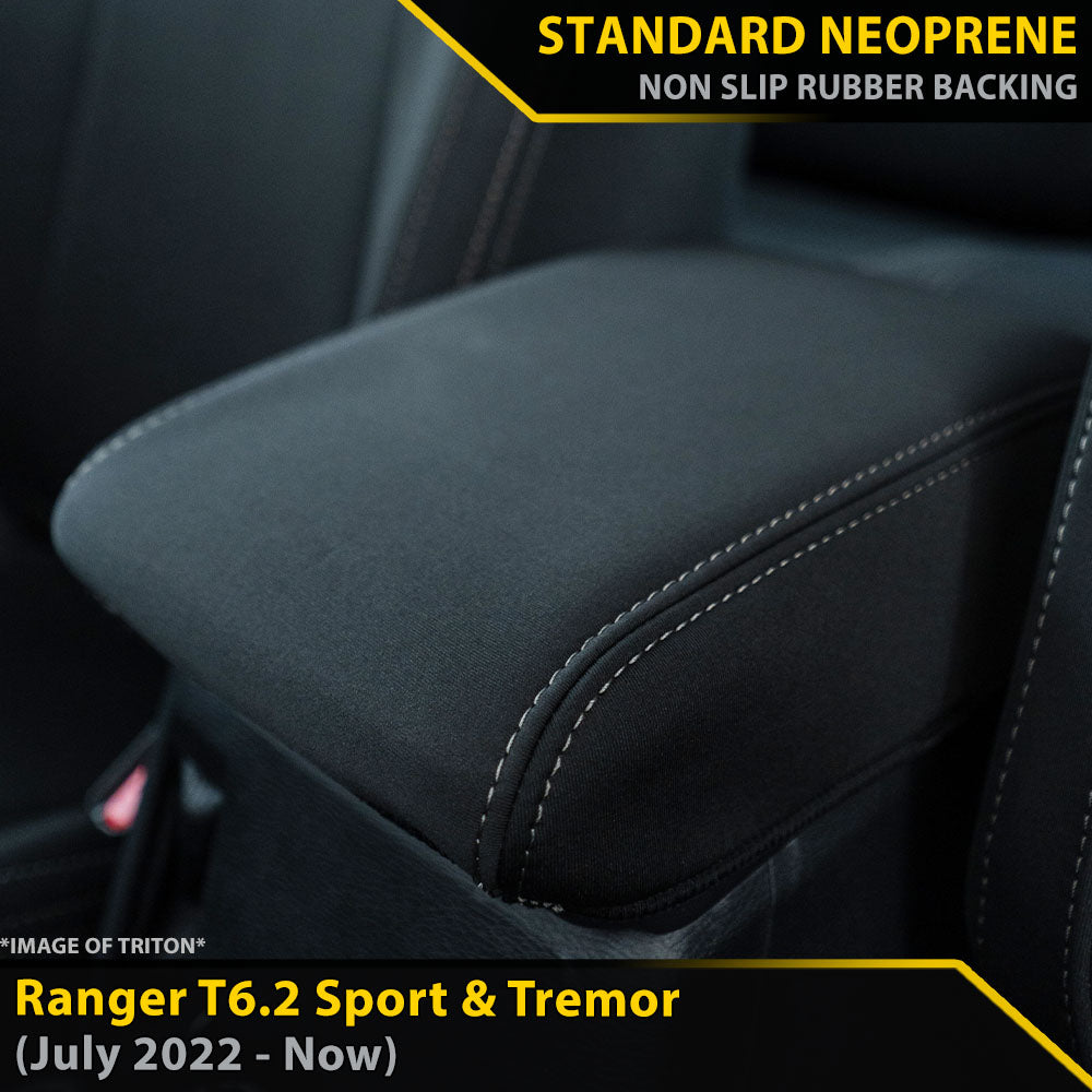 Ford Ranger T6.2 Sport & Tremor Neoprene Console Lid