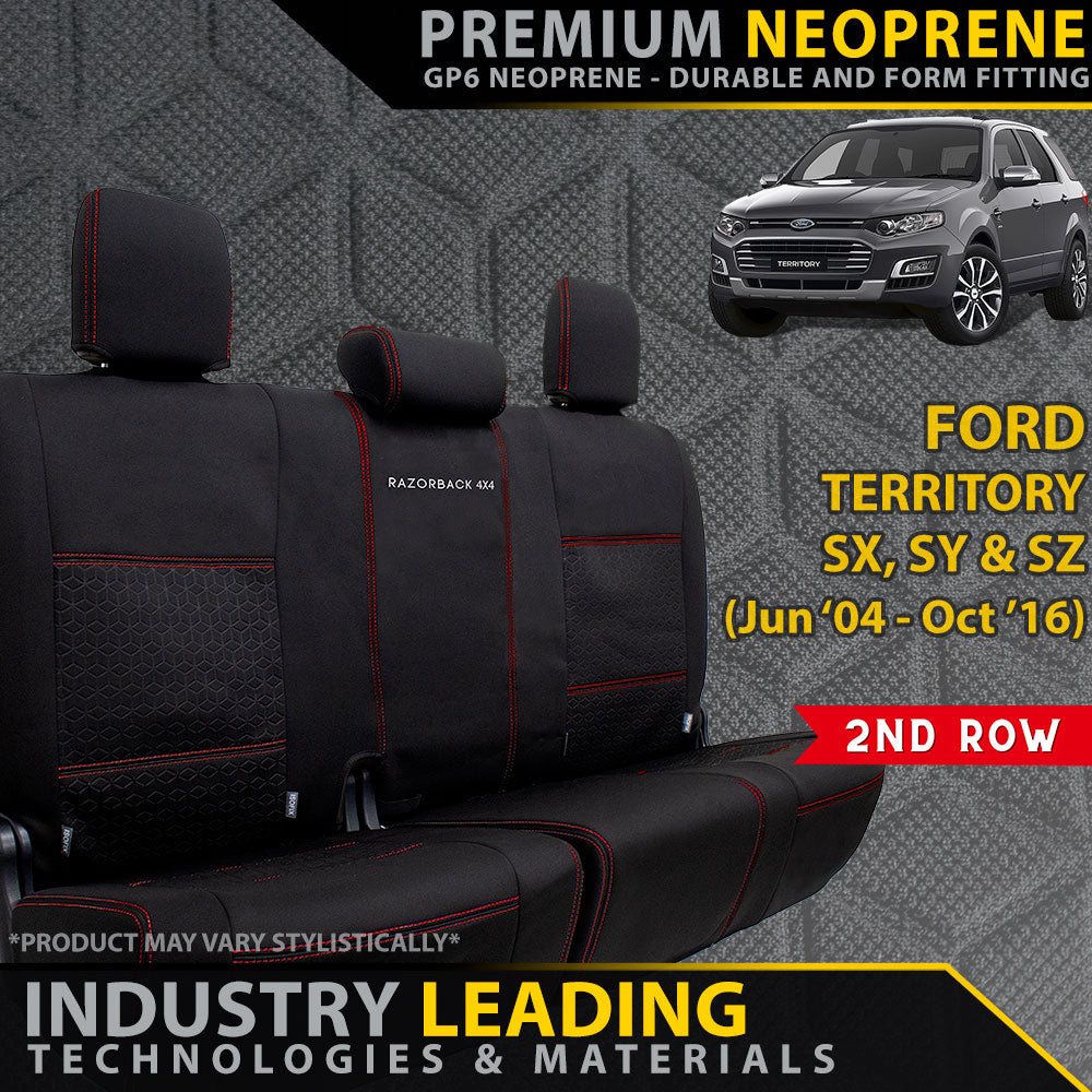Ford Territory Premium Neoprene 2nd Row Seat Covers