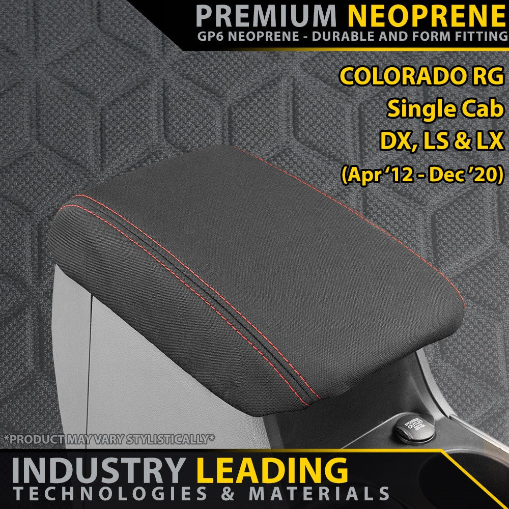Holden Colorado RG Single Cab GP6 Premium Neoprene Console Lid