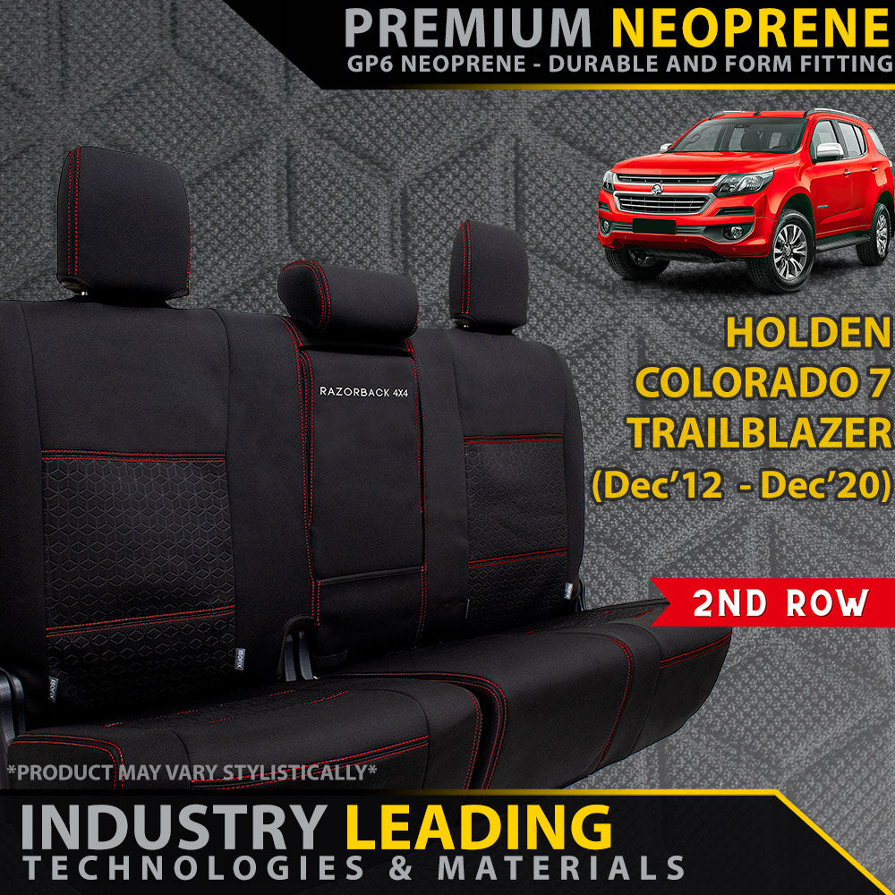Holden Colorado 7/Trailblazer Premium Neoprene 2nd Row Seat Covers