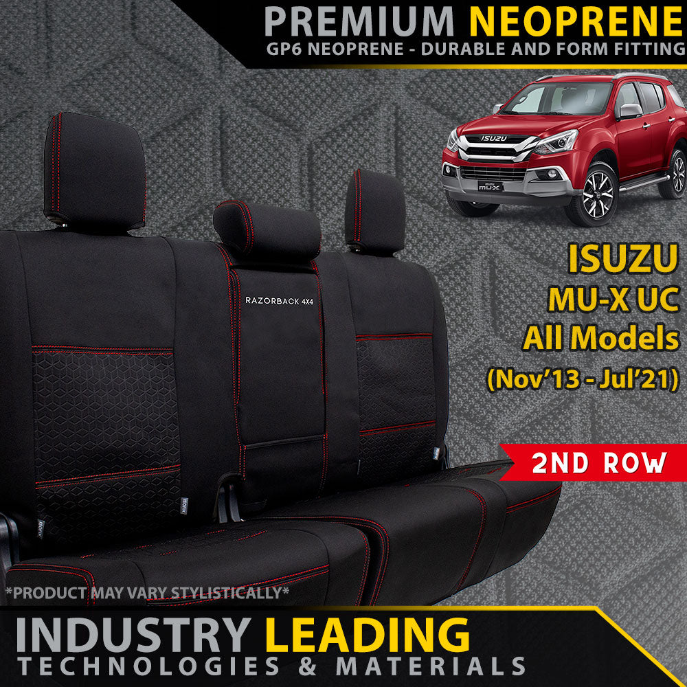 Isuzu MU-X UC Premium Neoprene 2nd Row Seat Covers