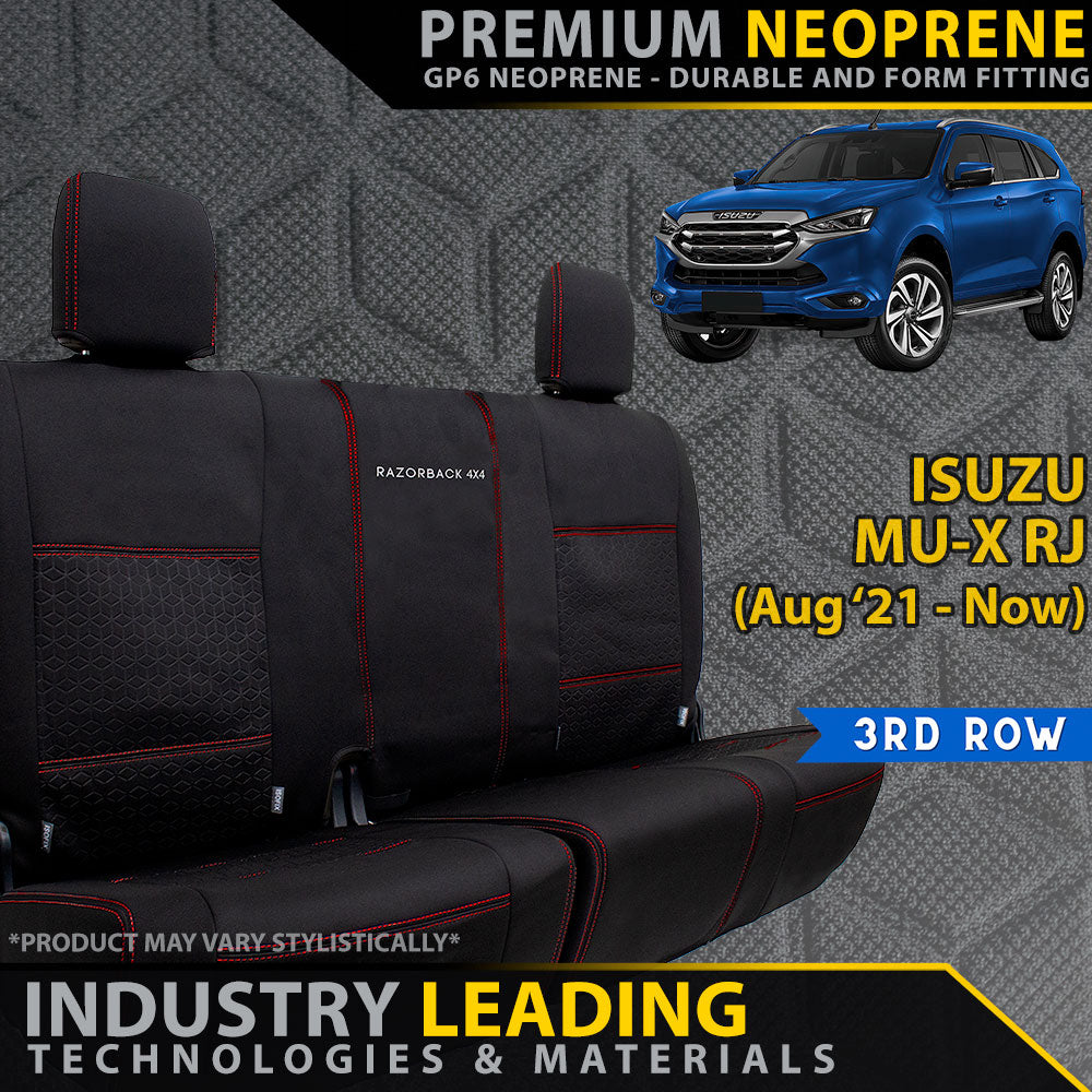 Isuzu MU-X RJ Premium Neoprene 3rd Row Seat Covers