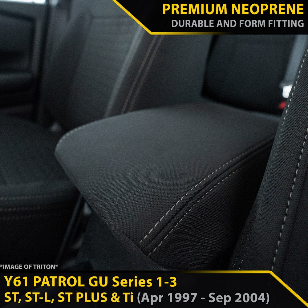 Nissan GU Patrol Wagon Series 1-3 ST, ST-L, ST GP6 Premium Neoprene Console Lid