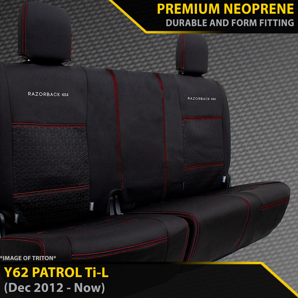 Nissan Patrol Y62 Ti-L GP6 Premium Neoprene 3rd Row Seat Covers