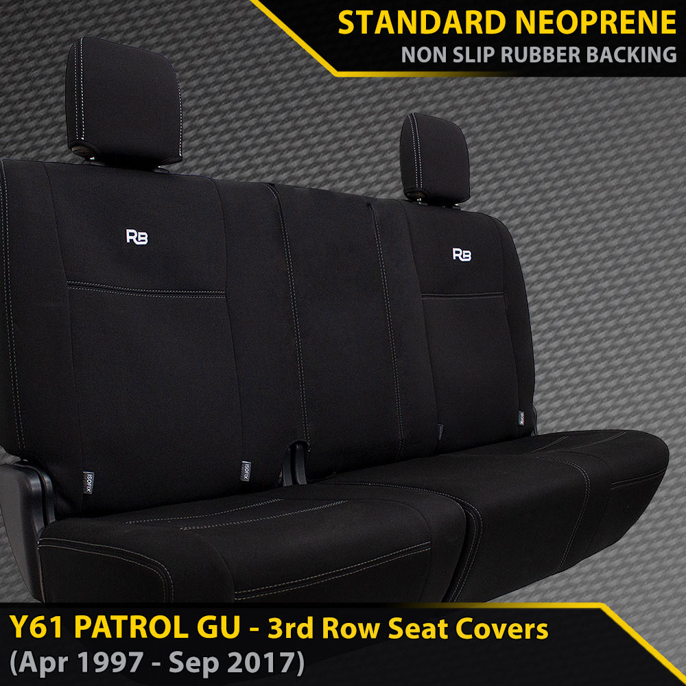 Nissan Patrol GU Wagon Neoprene 3rd Row Seat Covers (In Stock)