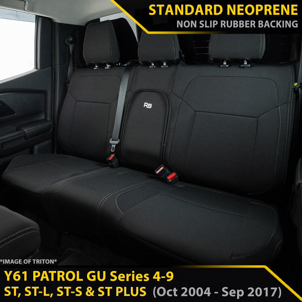 Nissan Patrol GU Wagon Series 4-9 ST, ST-L & ST PLUS GP4 Neoprene 2nd Rows Seat Covers