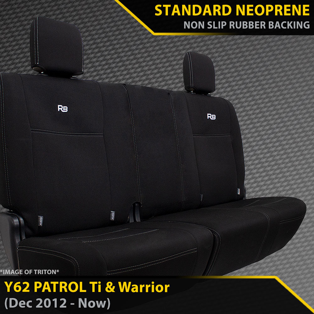 Nissan Patrol Y62 Ti & Warrior GP4 Neoprene 3rd Row Seat Covers