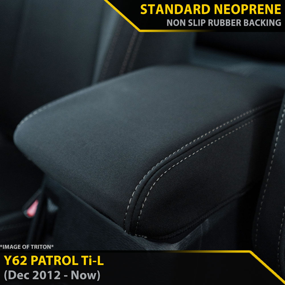 Nissan Y62 Patrol Ti-L GP4 Neoprene Console Lid Cover