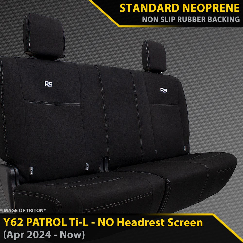 Nissan Patrol Y62 Ti-L (MY24) GP4 Neoprene 3rd Row Seat Covers