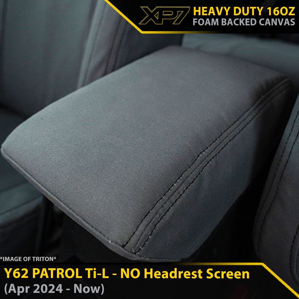 Nissan Patrol Y62 Ti-L (MY24) XP7 Heavy Duty Canvas Console Lid