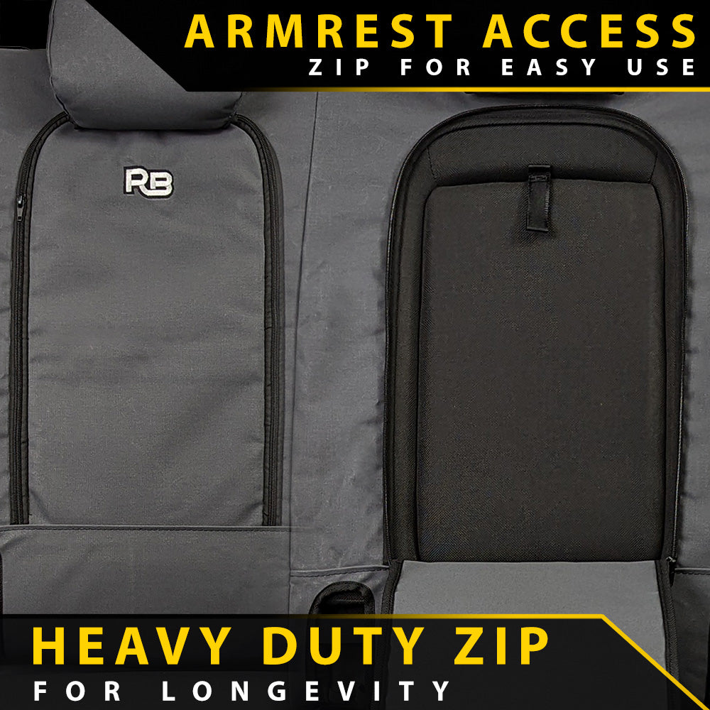 Nissan Y62 Patrol Ti-L XP7 Heavy Duty Canvas 2nd Row Seat Covers