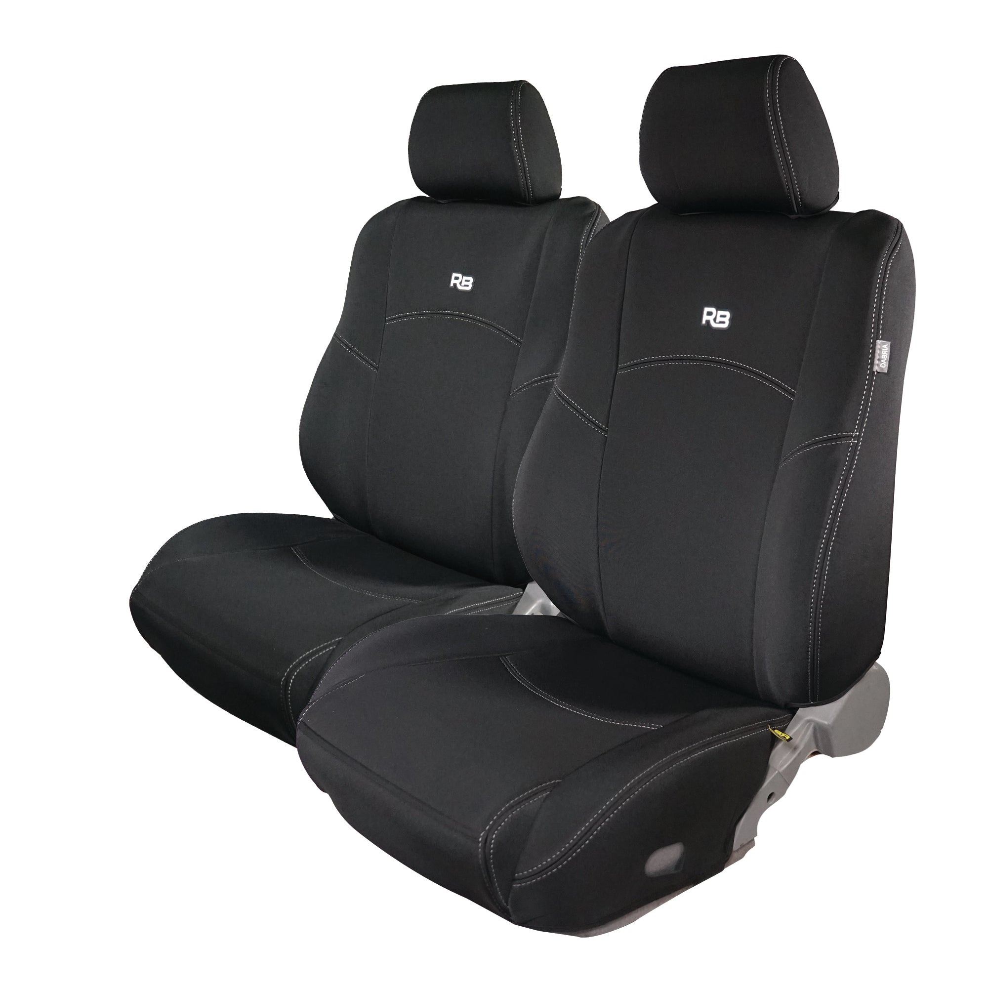 Razorback 4x4 GP4 Standard Neoprene 2x Front Seat Covers Suitable for a Toyota Hilux 7th Gen (N70) SPORT SEAT