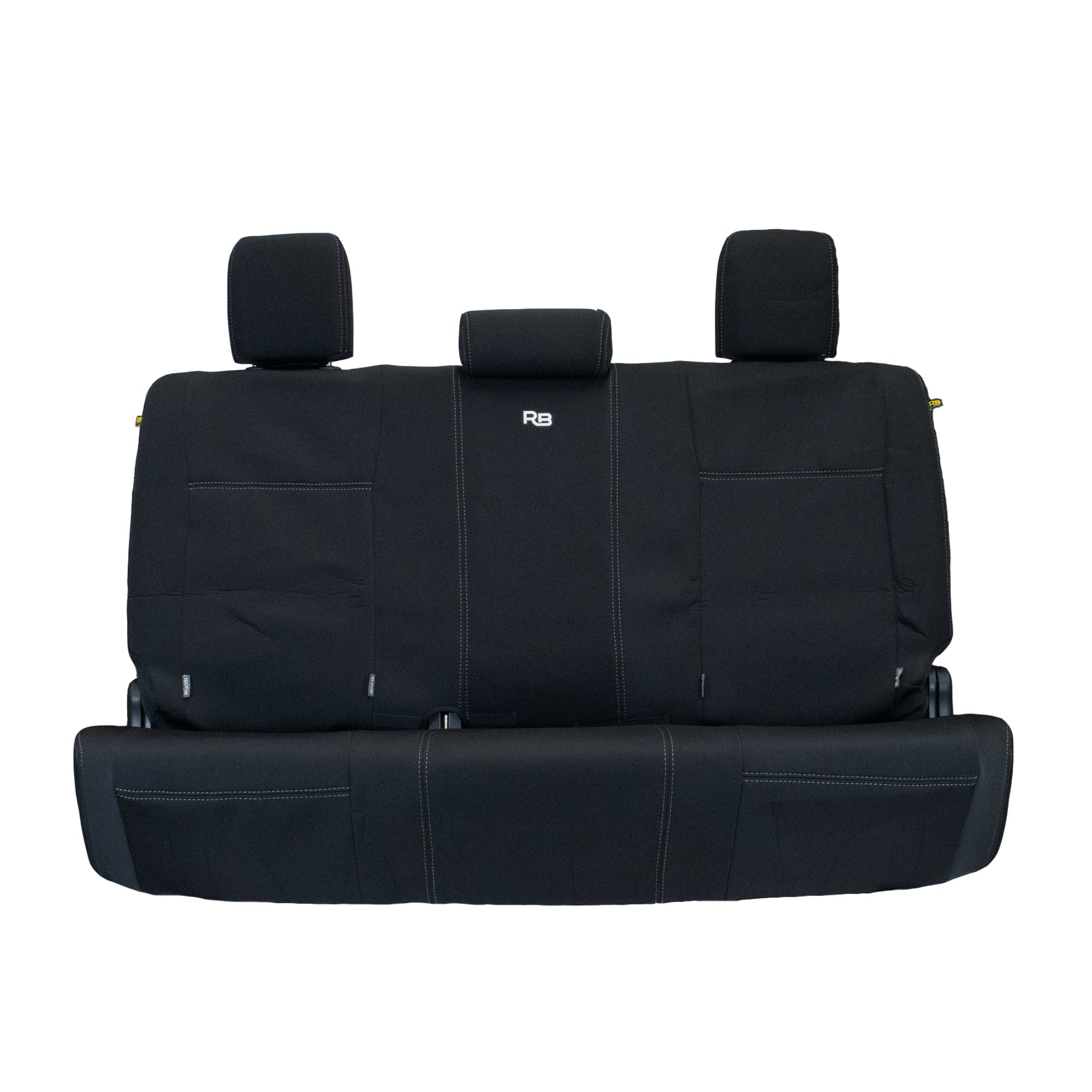 Razorback 4x4 GP4 Standard Neoprene Rear Seat Covers Suitable for a Toyota Hilux 8th Gen (N80) (Workmate Only)