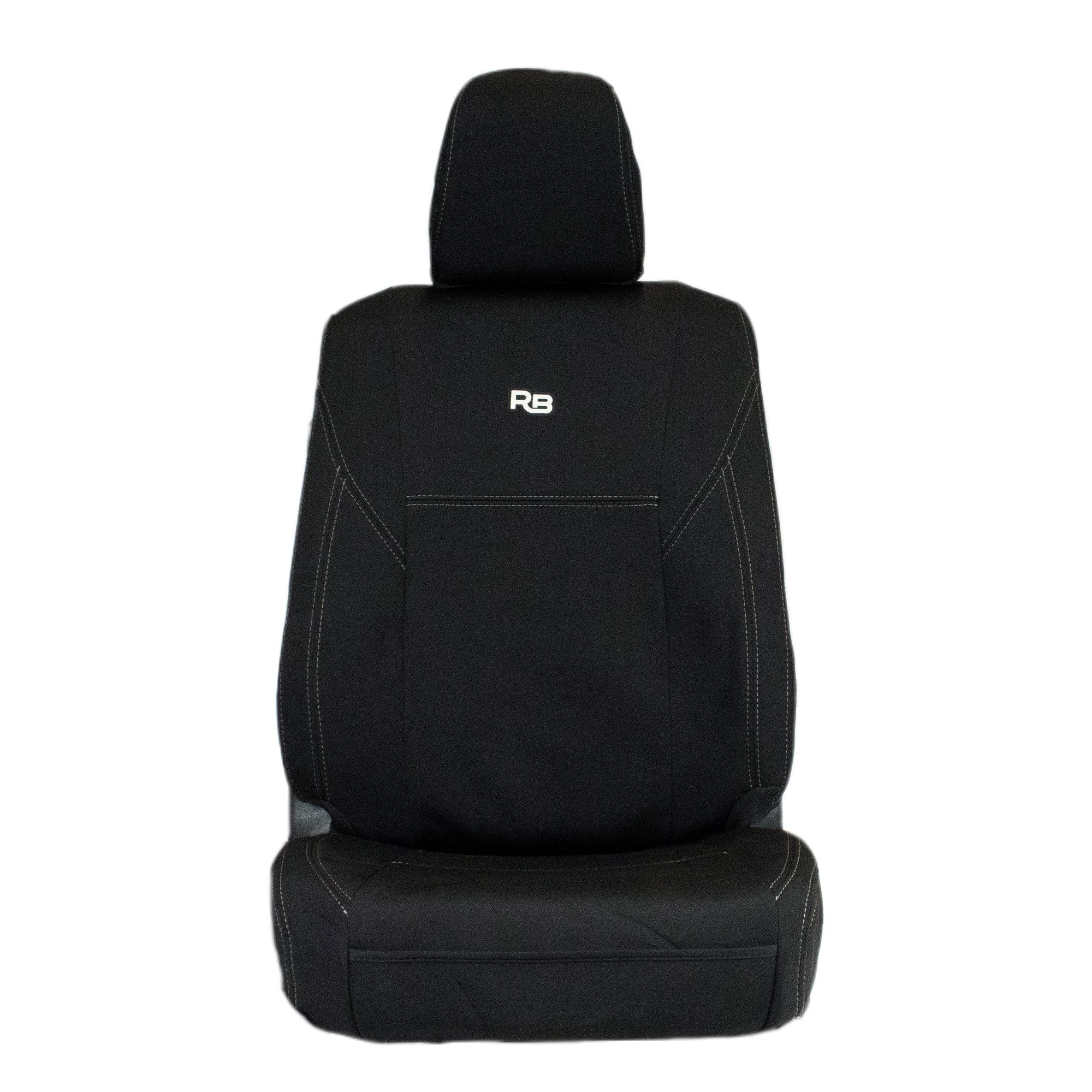 Razorback 4x4 Neoprene Front Seat Covers For a Toyota HiLux 8th Gen (Cloth Seats Only)