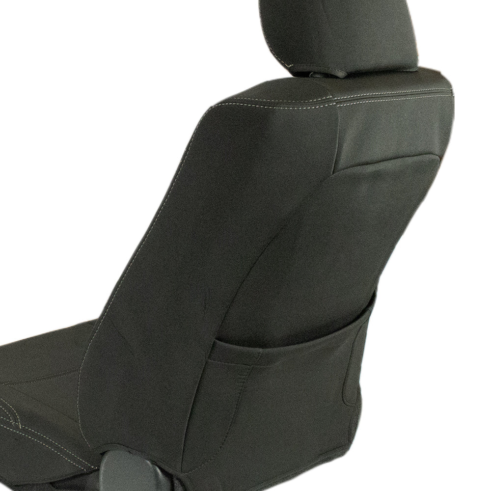 Razorback 4x4 GP4 Standard Neoprene 2x Front Seat Covers Suitable for a Toyota Hilux 8th Gen (N80) (Workmate Only)