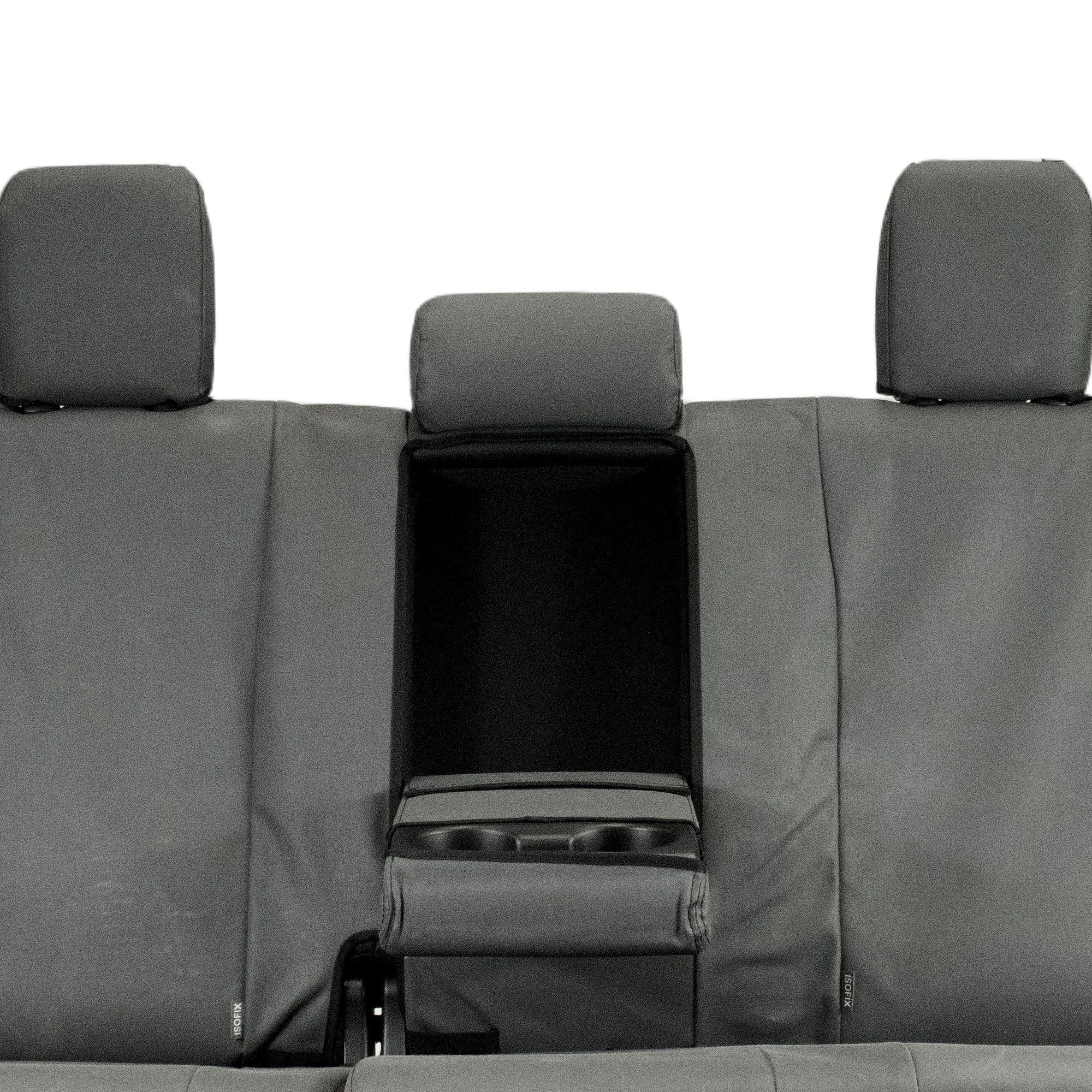 Razorback 4x4 XP7 Heavy Duty Canvas Rear Seat Covers For a Toyota HiLux 8th Gen SR (Cloth Seats Only)