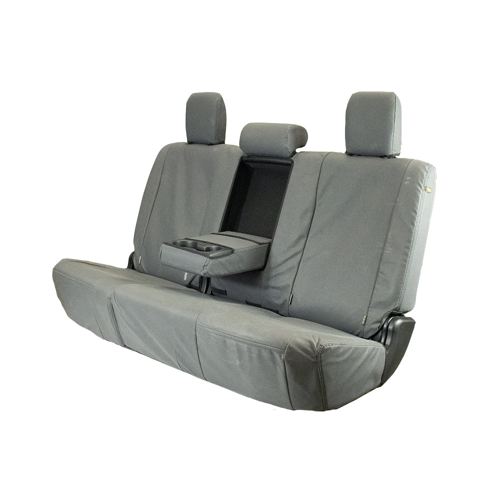 Razorback 4x4 XP7 Heavy Duty Canvas Rear Seat Covers For a Toyota HiLux 8th Gen (Leather Seats Only)