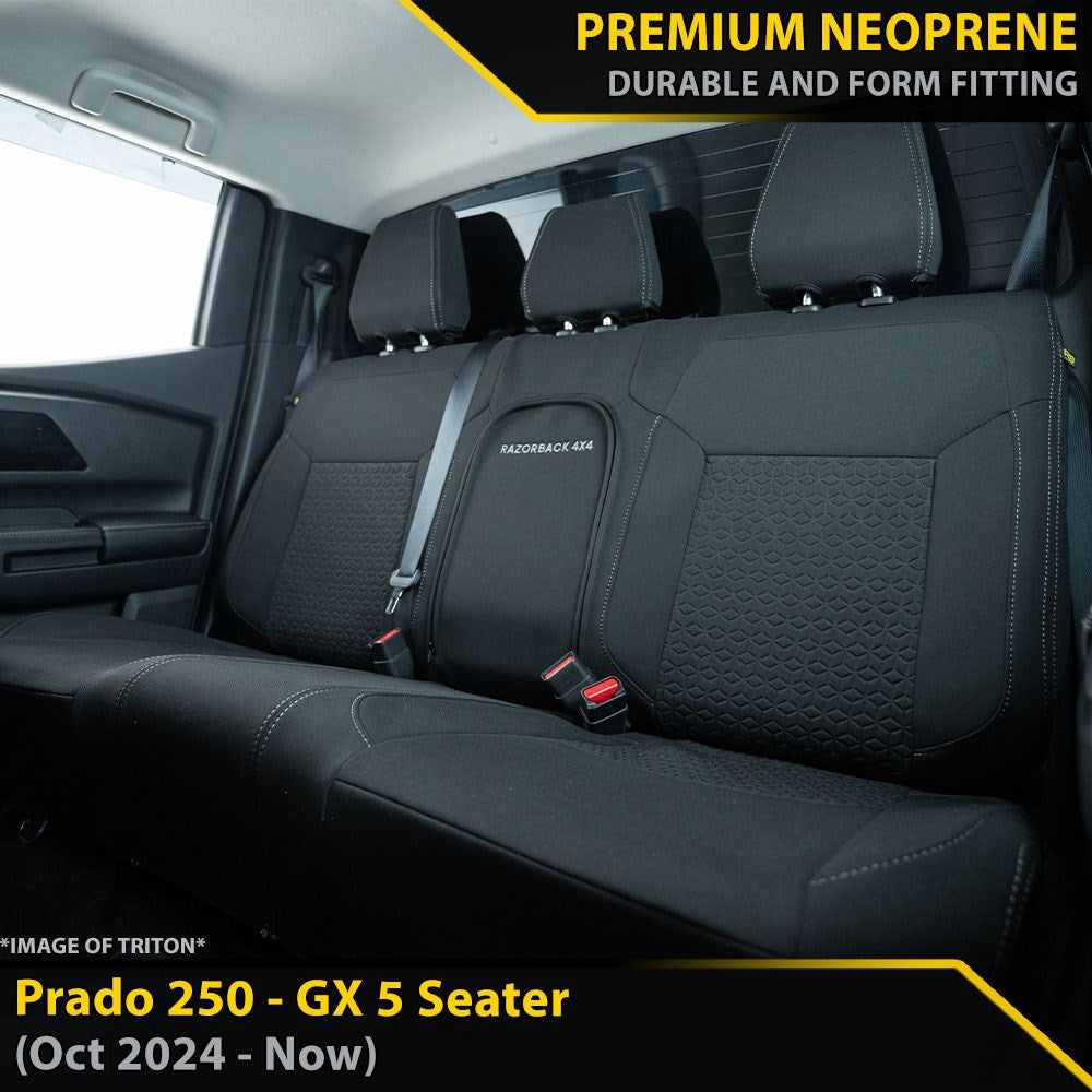 Toyota Prado 250 GX GP6 Premium Neoprene Rear Seat Cover