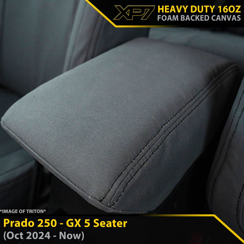 Toyota Prado 250 GX XP7 Heavy Duty Canvas Console Lid Cover
