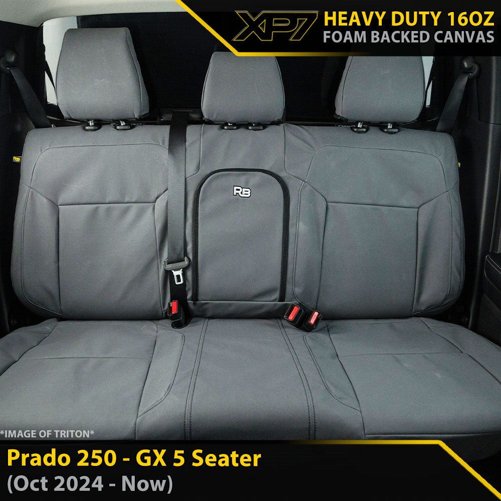 Toyota Prado 250 GX XP7 Heavy Duty Canvas Rear Seat Cover