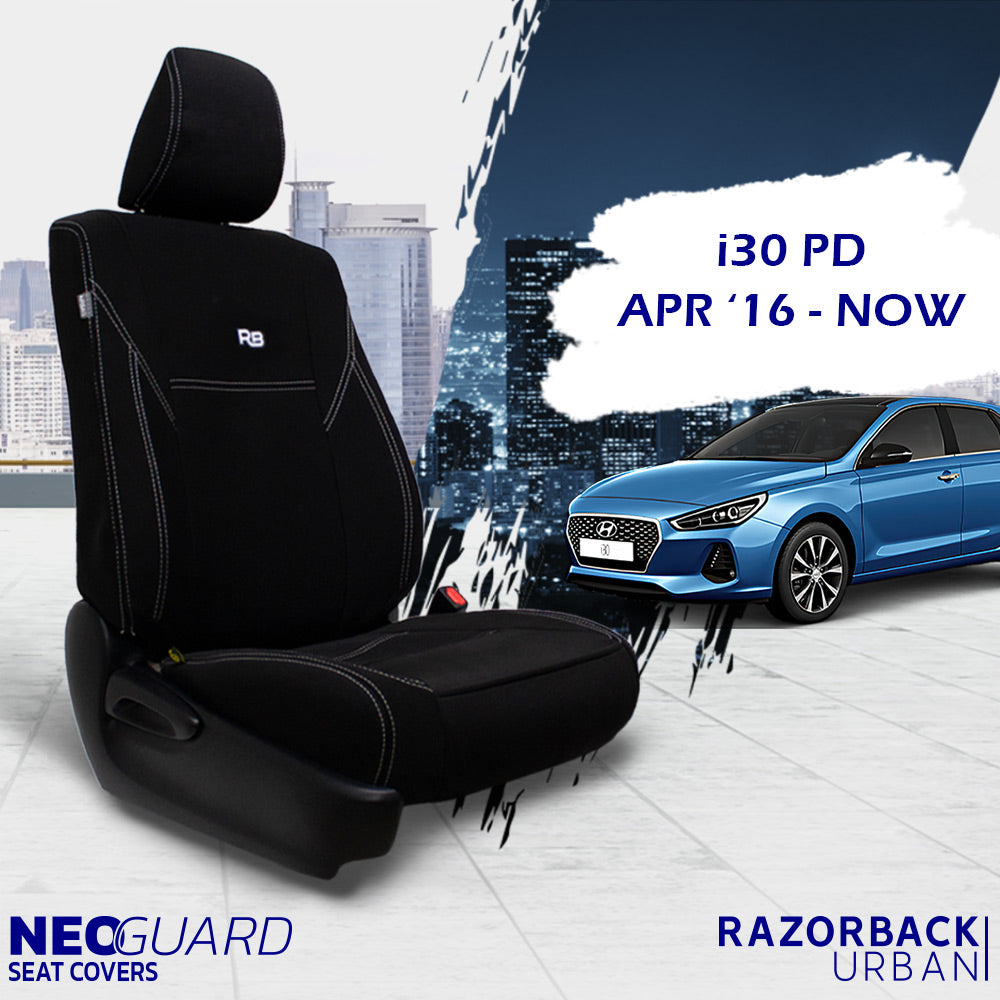 Hyundai i30 3rd PD GenNeoprene 2x Front Row Seat Covers (In Stock)