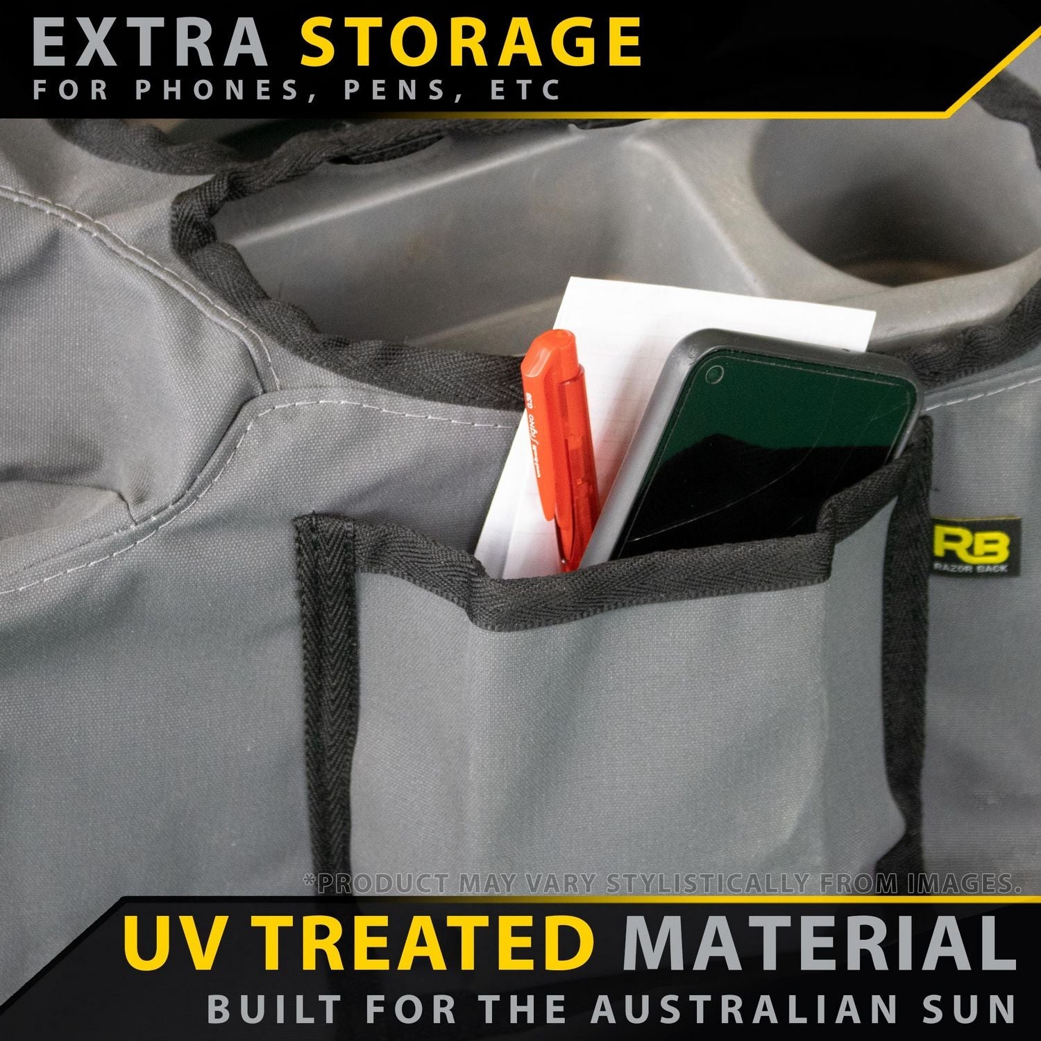Isuzu D-MAX RT Premium Neoprene Console Organiser