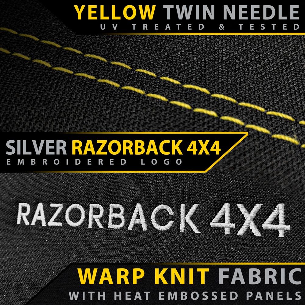 Nissan Navara D22 ST-R Premium Neoprene Rear Row Seat Covers