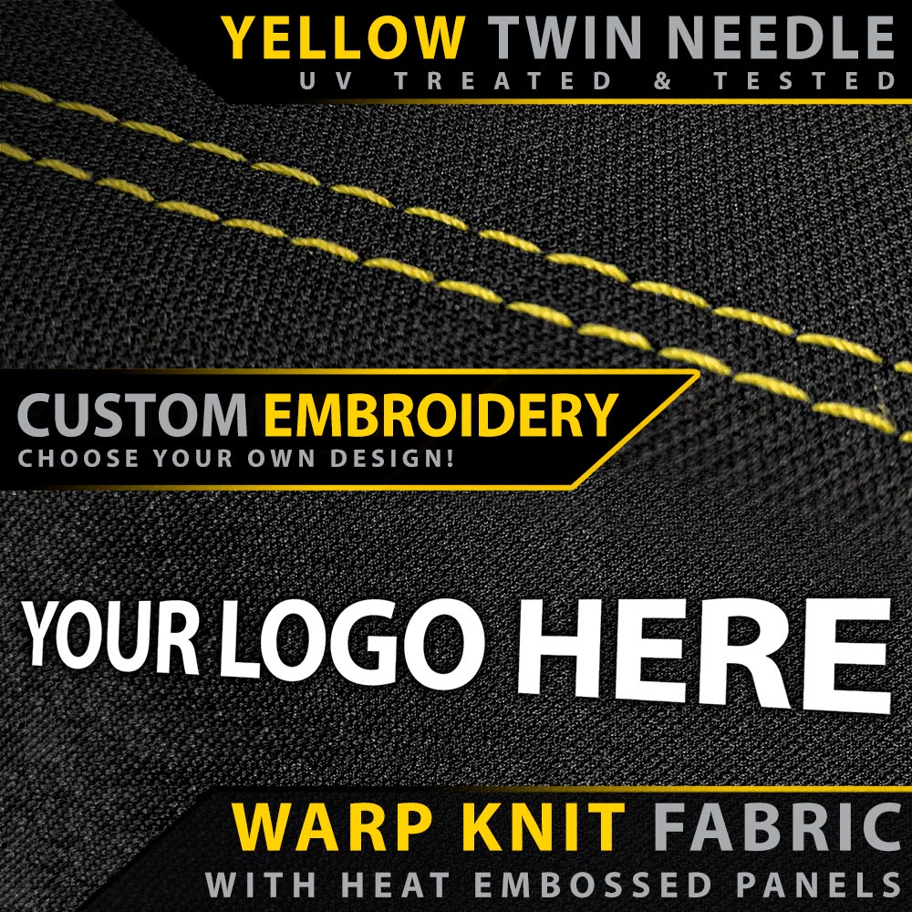 Toyota Prado 90 Series (NO Armrests) Premium Neoprene 2x Front Seat Covers (Made to Order)