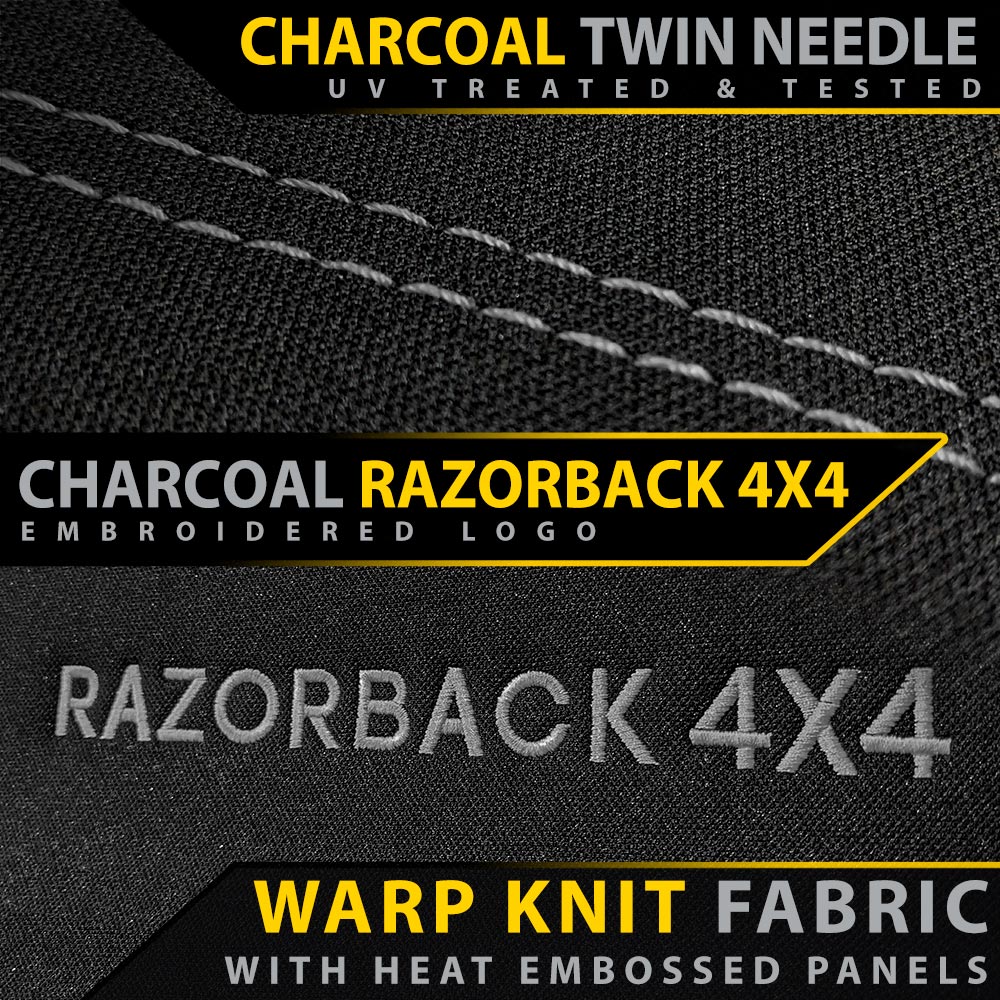 Volkswagen Amarok 2h (Cloth Seats) Premium Neoprene 2x Front Seat Covers (Made to Order)