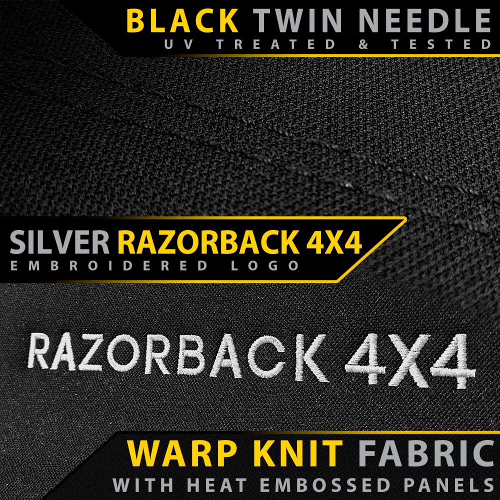 Nissan Navara D22 ST-R Premium Neoprene Rear Row Seat Covers