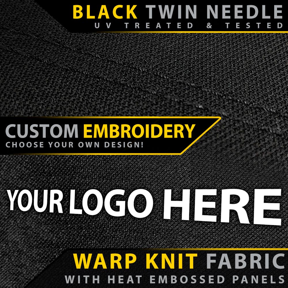 Toyota Prado 90 Series (NO Armrests) Premium Neoprene 2x Front Seat Covers (Made to Order)