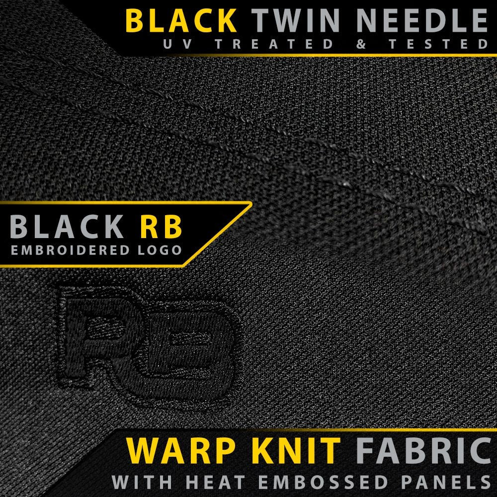 Volkswagen Amarok 2H (Leather Seats) Premium Neoprene Rear Row Seat Covers (Made to Order)