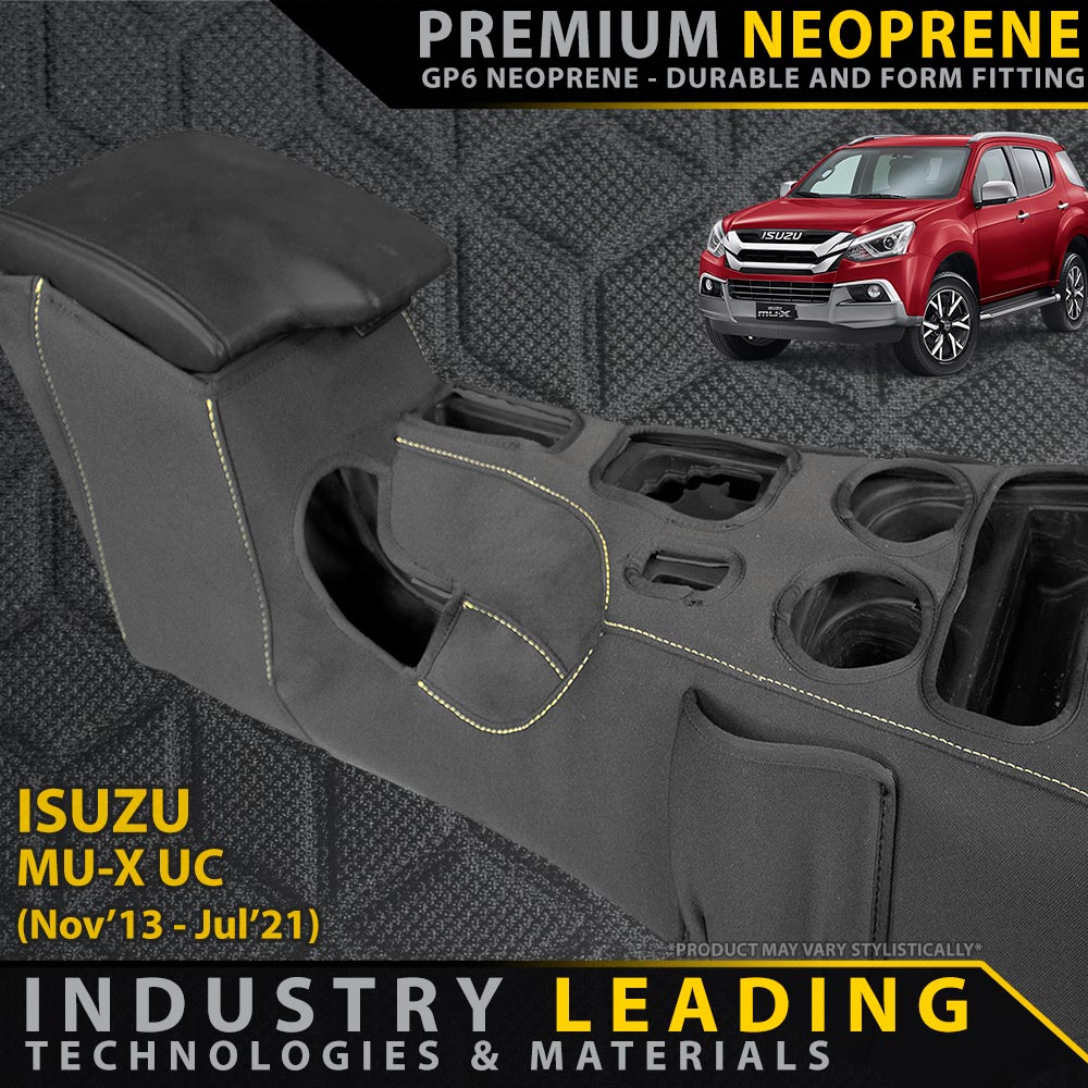 Isuzu MU-X UC Premium Neoprene Centre Console Organiser