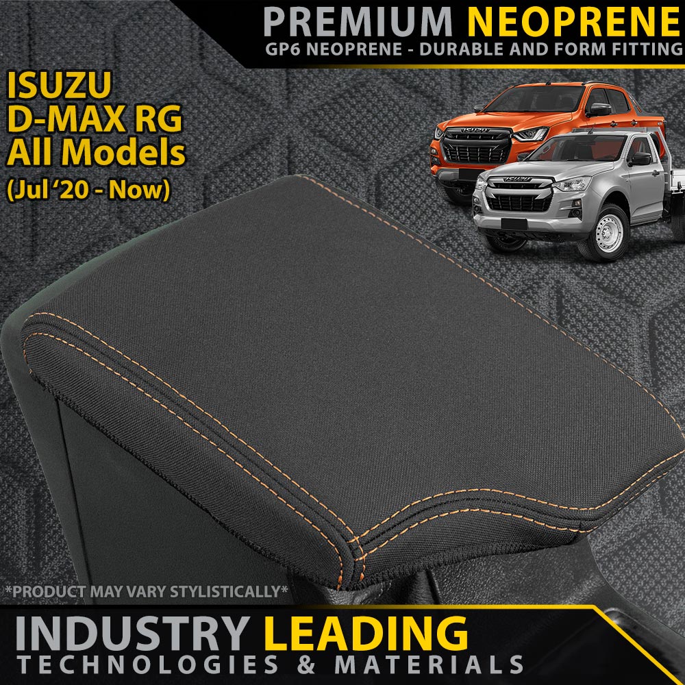 Isuzu D-MAX RG Premium Neoprene Console Lid
