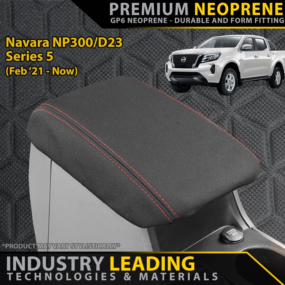 Nissan Navara Series 5 Premium Neoprene Console Lid