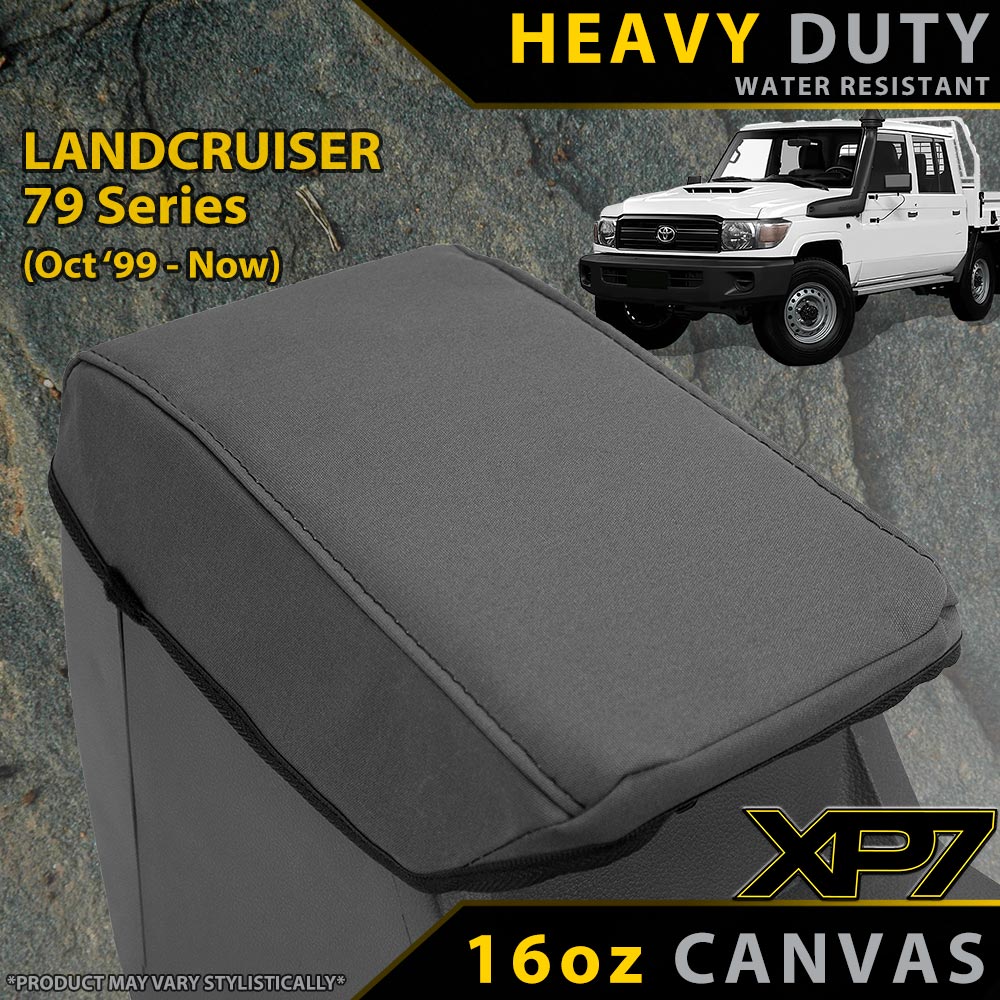 Razorback 4x4 XP7 Heavy Duty Canvas Console Lid Cover suitable for a Toyota Landcruiser 79 Series (In Stock)