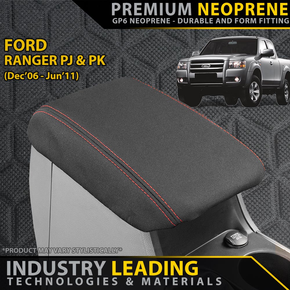 Ford Ranger PJ/PK Premium Neoprene Console Lid