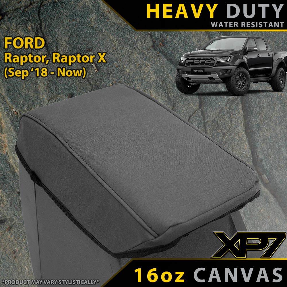 Ford Ranger Raptor Heavy Duty XP7 Canvas Armrest Console Lid (Made to Order)