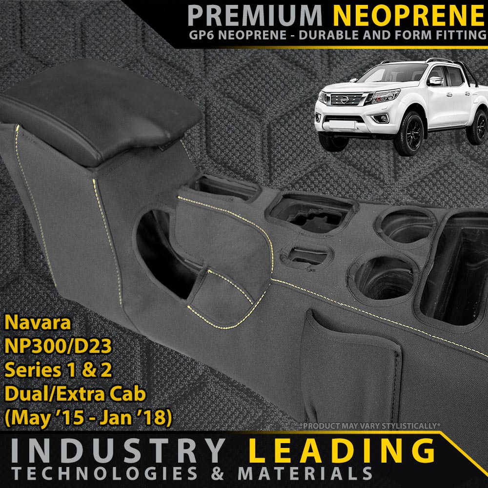 Nissan Navara NP300 Series 1 & 2 Premium Neoprene Console Organiser
